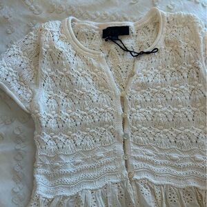 Zara Cream Knit Sweater